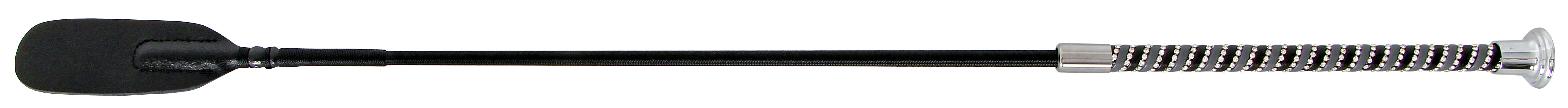 Blue Tag Diamante Grip Riding Whip