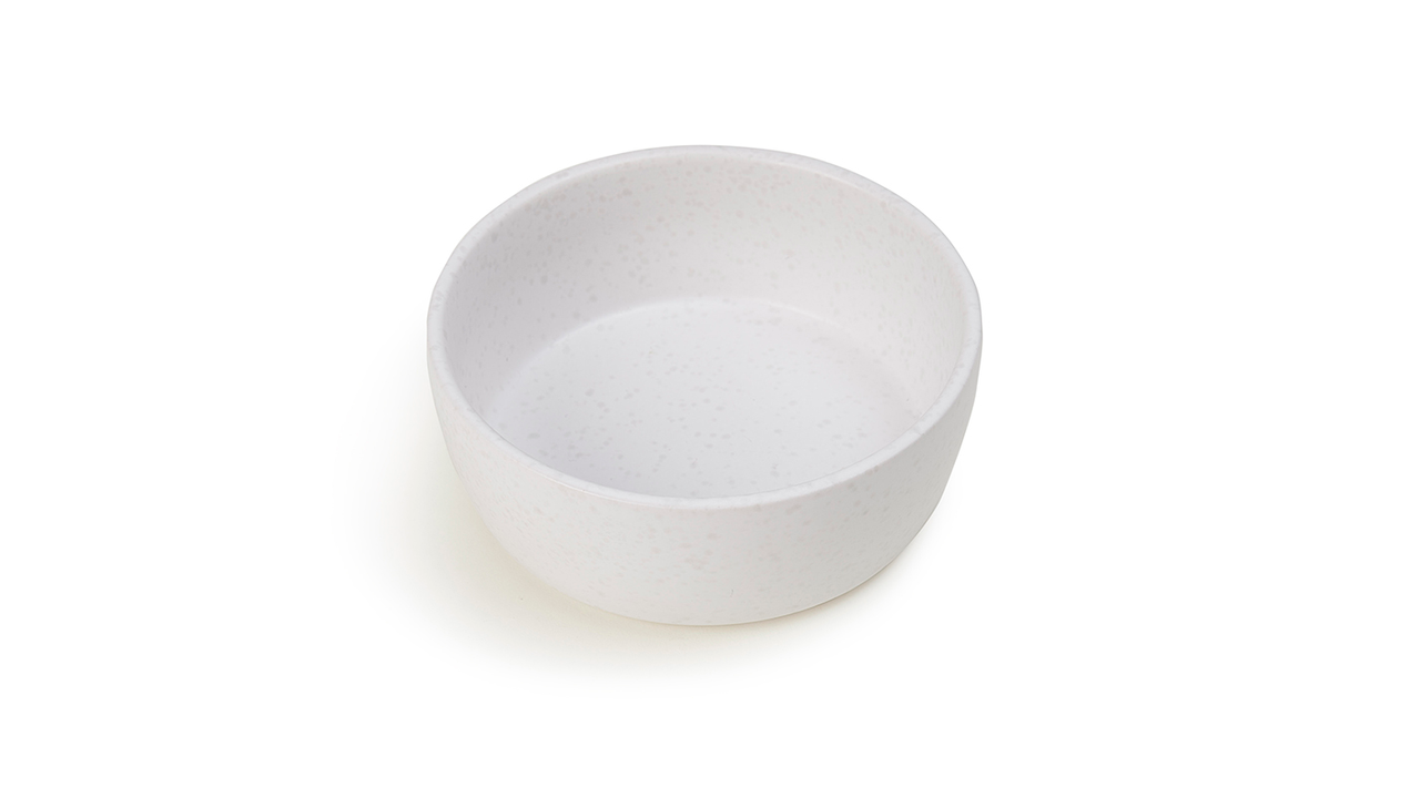 White Speckled Bowl 12cm* - Dog Bowls & Feeding Accessories 