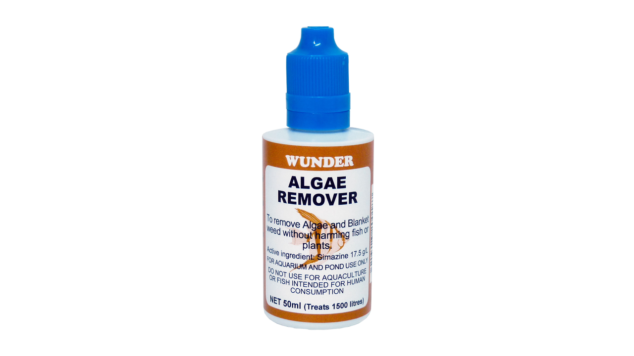 Wunder Algae Remover 50ml - Fish Tank Health & Water Treatments 
