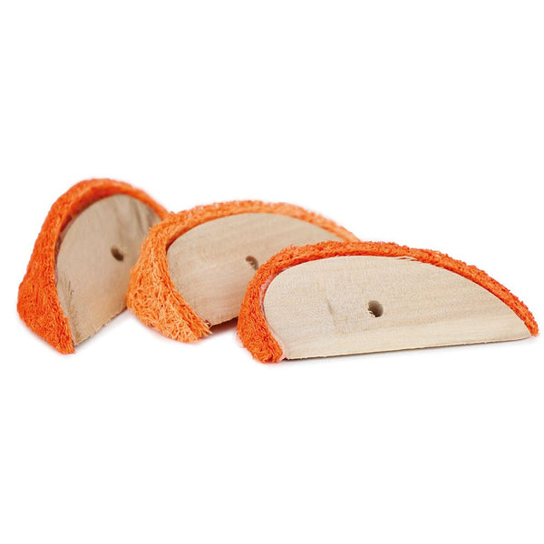 Pip Squeak Orange Wood Slices 3 Pack