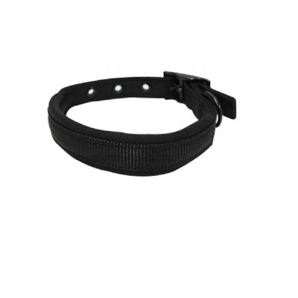 Yours Droolly Dog Collar Foam Black Medium Dog Tethering Accessories