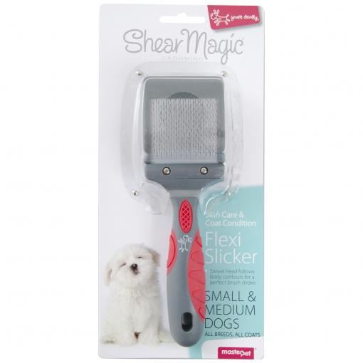 Yours Droolly Shear Magic Flexi Slicker Small/Medium - Dog Grooming Tools 