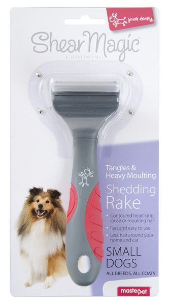 Yours Droolly Shear Magic Shedding Rake Small - Dog Grooming Tools 