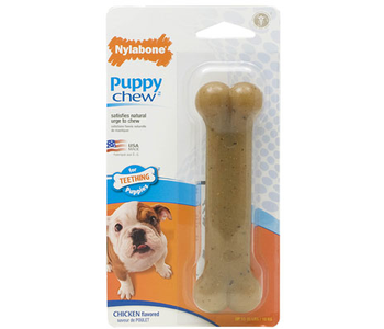 Nylabone Puppy Bone Flexible Wolf