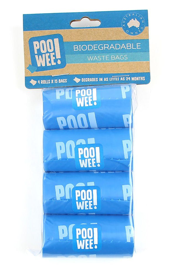 PooWee Bio Waste Bags 4 Pack