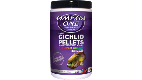 Omega One Super Colour Cichlid Pellets Sinking Large 567G
