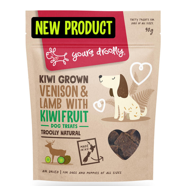 Yours Droolly Kiwi Grown Venison, Lamb & Kiwifruit Treats