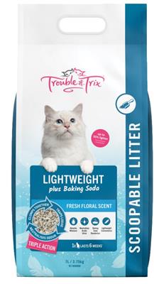 Trouble & Trix Lightweight Clumping Cat Litter 7L
