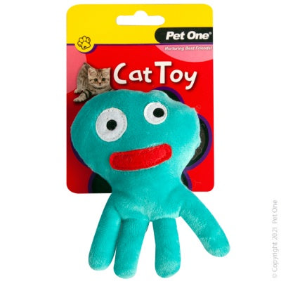 Pet One Plush Octopus Blue 12.5cm