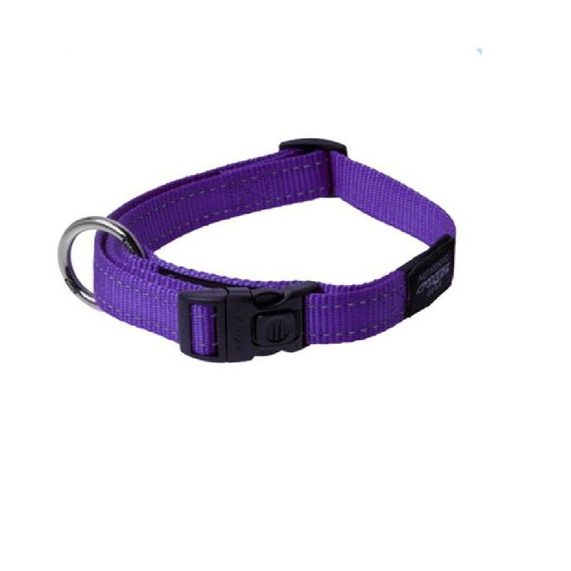 Rogz Fanbelt Dog Collar Purple Large