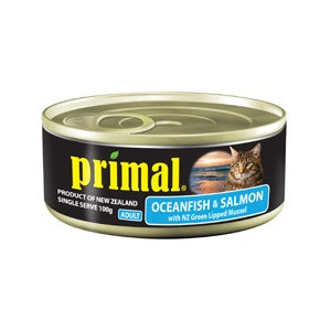 Primal Adult Cat Grain Free Ocean Fish & Salmon 100G