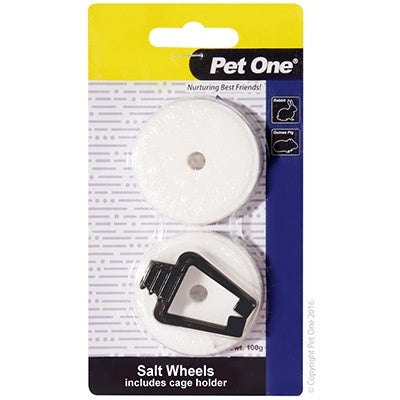 Pet One Salt Lick With Clip 100G 2 Pack