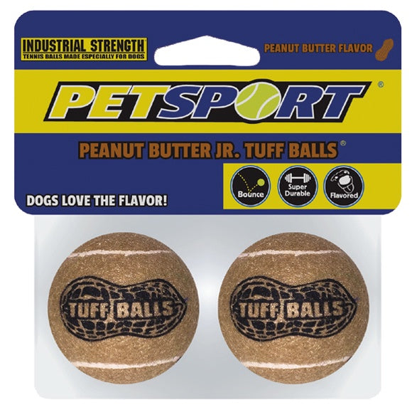 PetSport Tuff Balls Peanut Butter 2 Pack