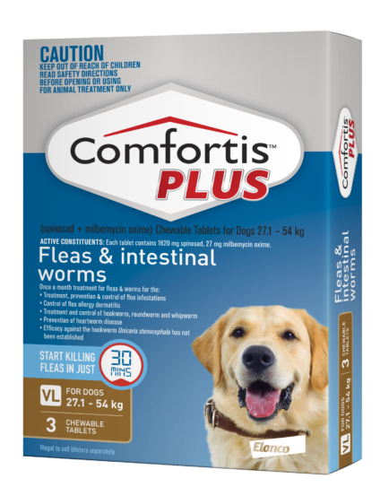 Comfortis Plus Very Large 27.1-54KG 3 Pack