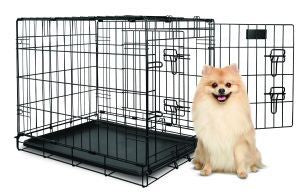 Yours Droolly Double Door Dog Crate Small 61cm