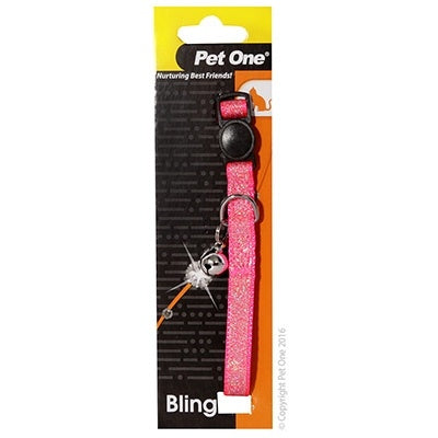 Pet One Cat Collar Sparkle Pink