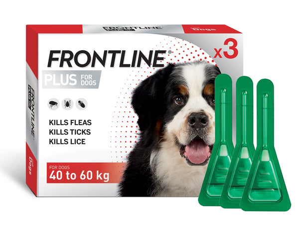 Frontline Plus Dogs 40-60KG 3 Pack