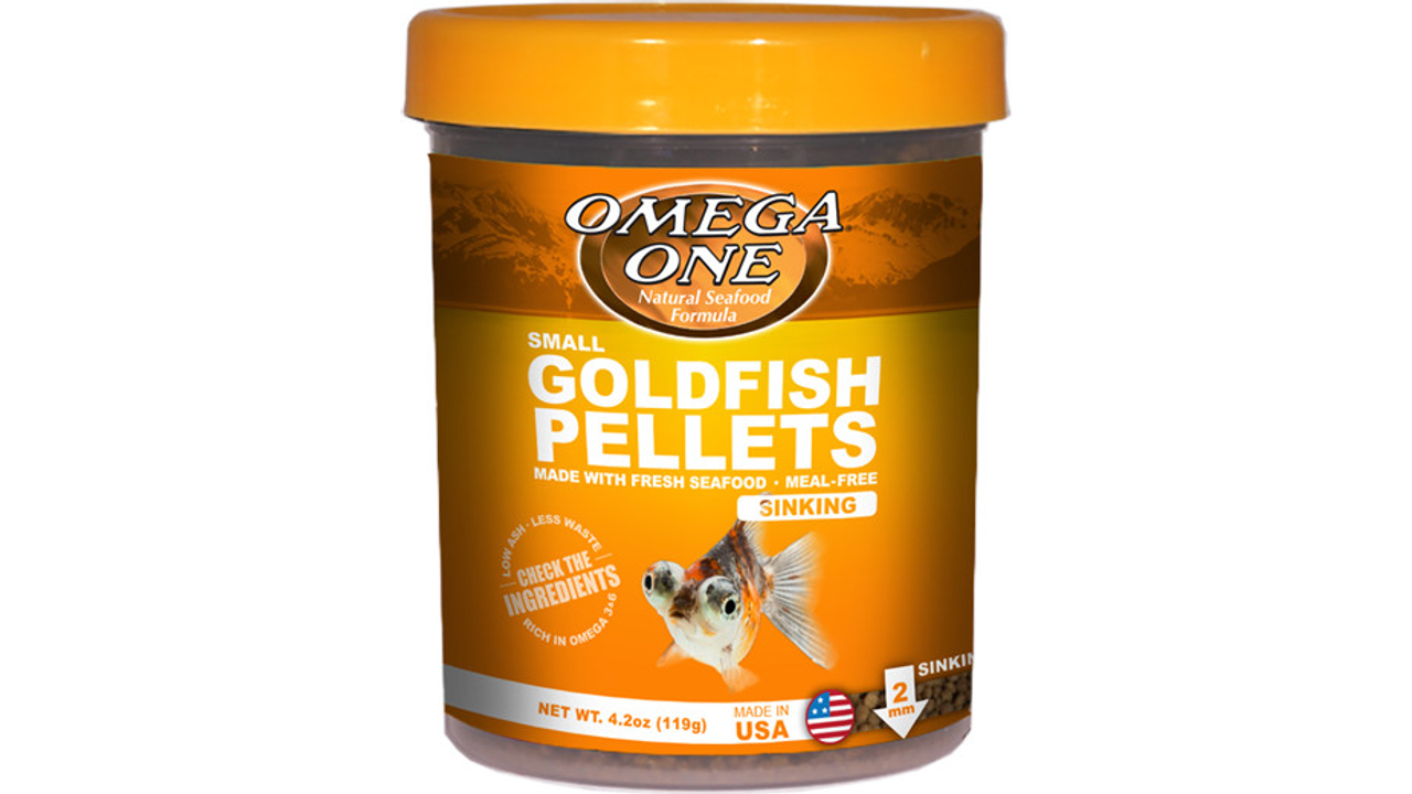 Omega One Goldfish Pellets Sinking Small 119G