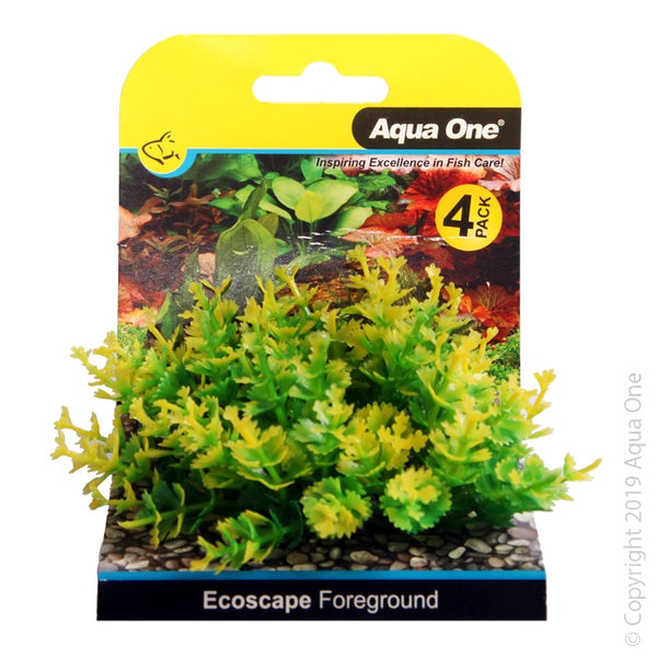 Aqua One Ecoscape Foreground Catspaw Yellow 4 Pack