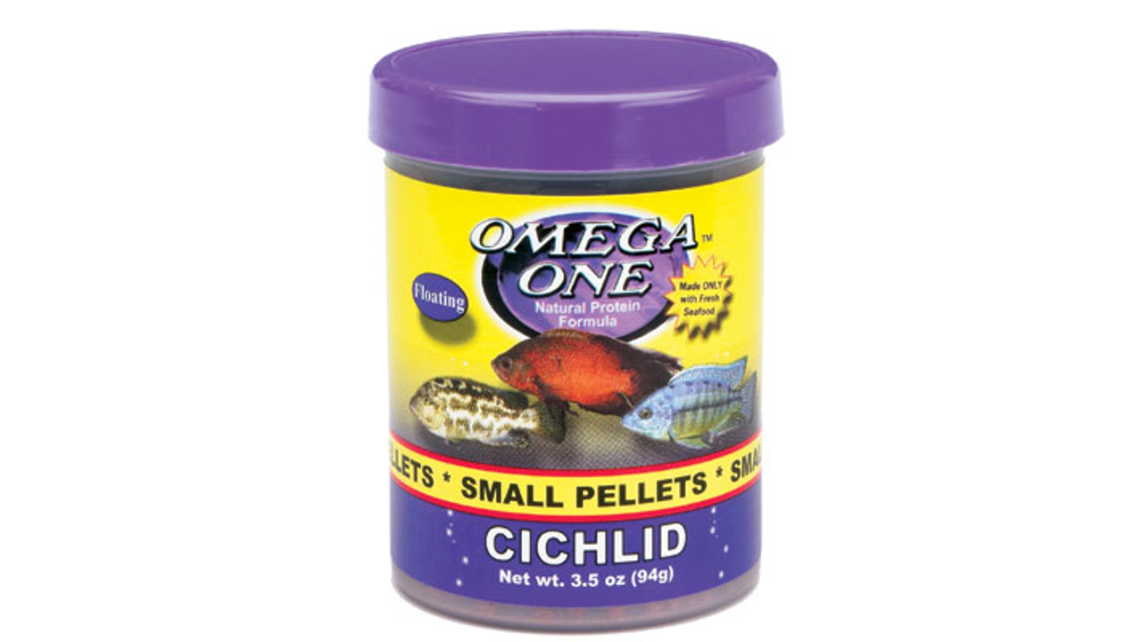 Omega One Super Colour Cichlid Pellets Floating Small 99G