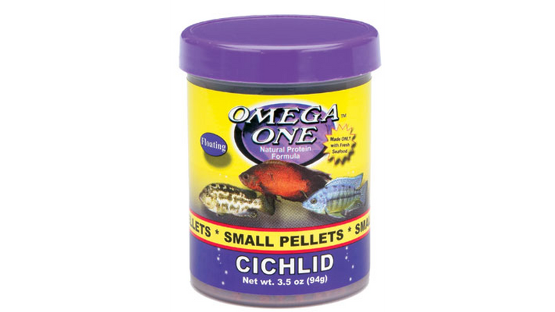 Omega One Super Colour Cichlid Pellets Floating Small 99G