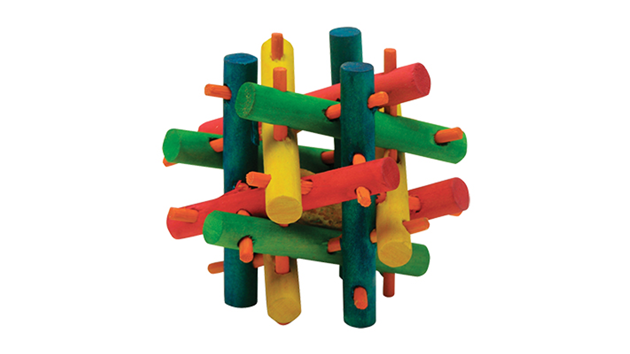 Kaytee Wooden Knot Nibbler 10cm