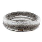 Barkley and Bella Donut Bed Ombre Grey Large