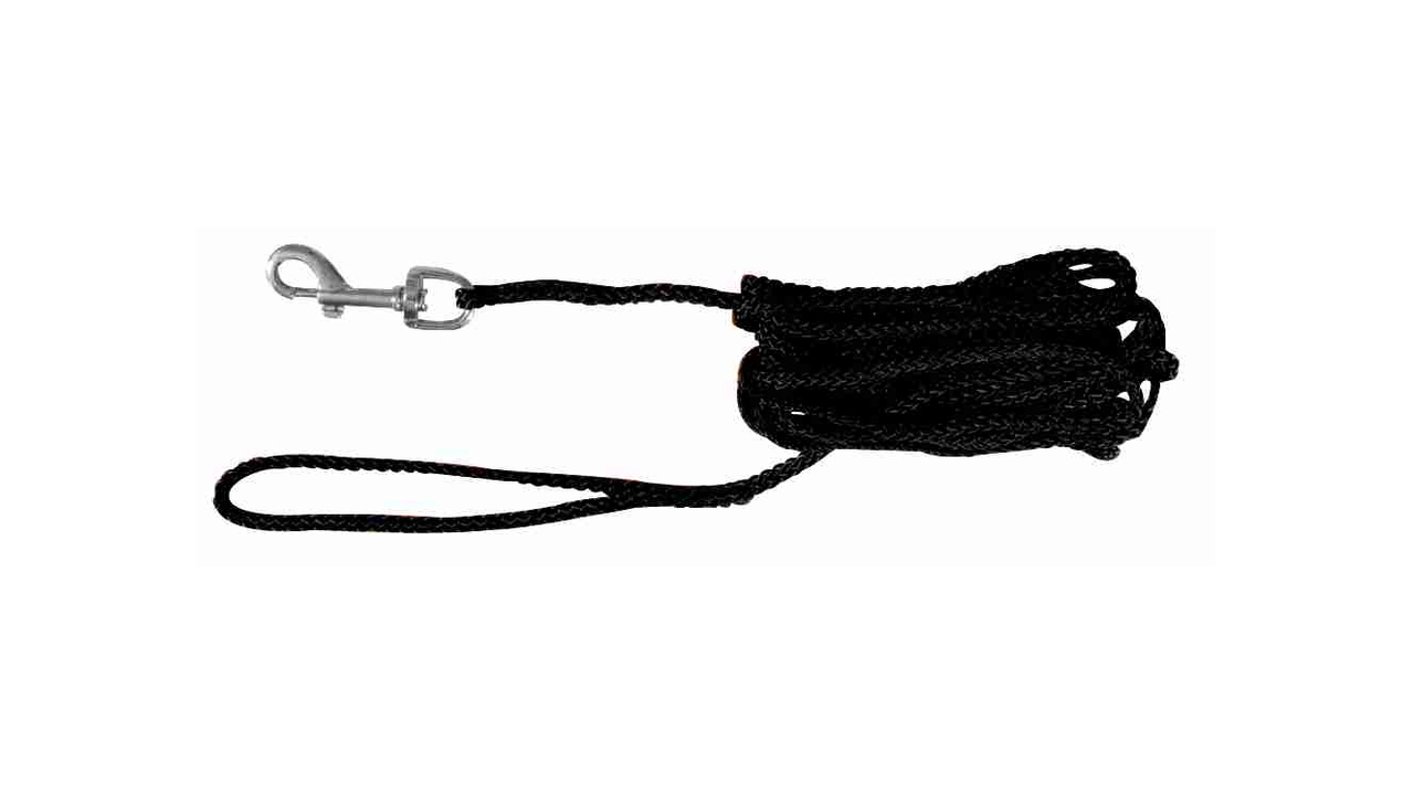 Trixie Tracking & Training Leash 10m x 5mm Black