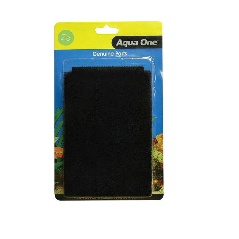 Aqua One Black Filter Sponge AquaStyle AR510 2 Pack (2S)