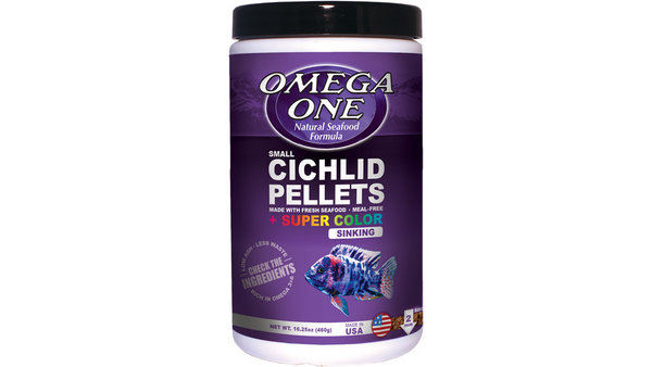 Omega One Super Colour Cichlid Pellets Sinking Small 460G
