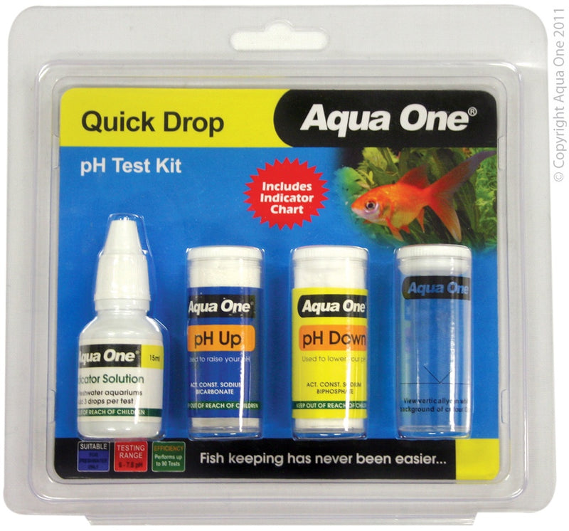 Aqua One QuickDrop 6-7.8pH Test kit