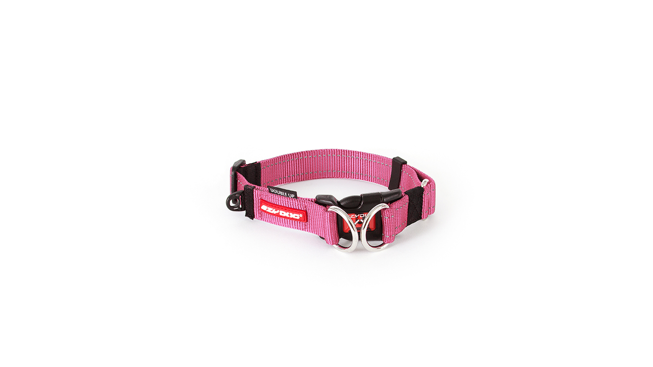 EzyDog Double Up Collar Pink