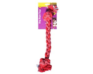 Pet One Braided Rope With Knots 45cm