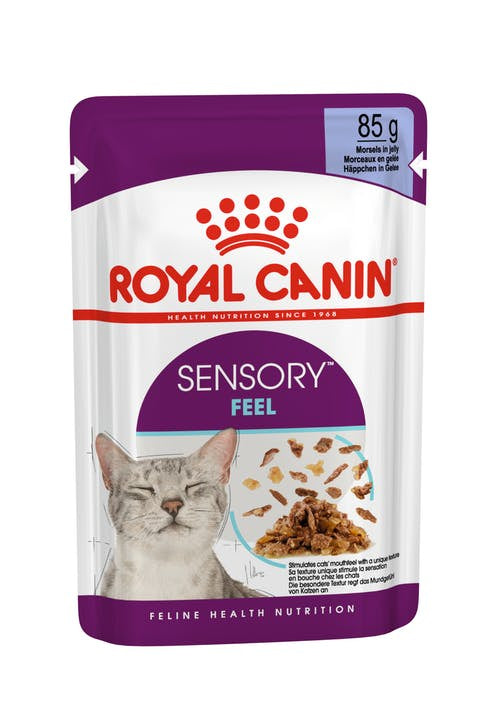 Royal Canin Sensory Feel Morsels in Jelly 85G 12 Pack