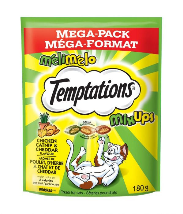 Temptations Mixups Chicken, Catnip & Cheddar 180G