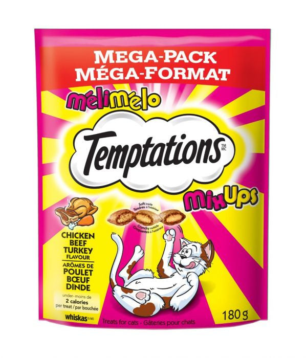 Temptations Mixups Chicken, Beef & Turkey 180G