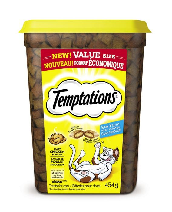 Temptations Tasy Chicken Tub 454G