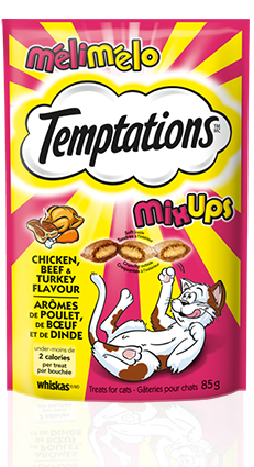 Temptations Mixups Chicken, Beef & Turkey 85G