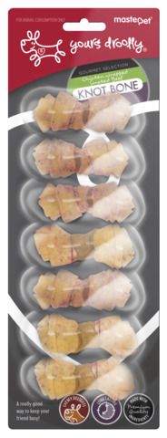 Yours Droolly Knot Bone Chicken Wrapped 7 Pack