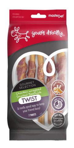 Yours Droolly Twist Chicken Wrapped 7 Pack
