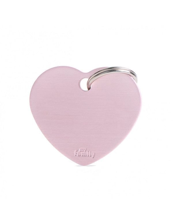 My Family Basic Heart Pink Large