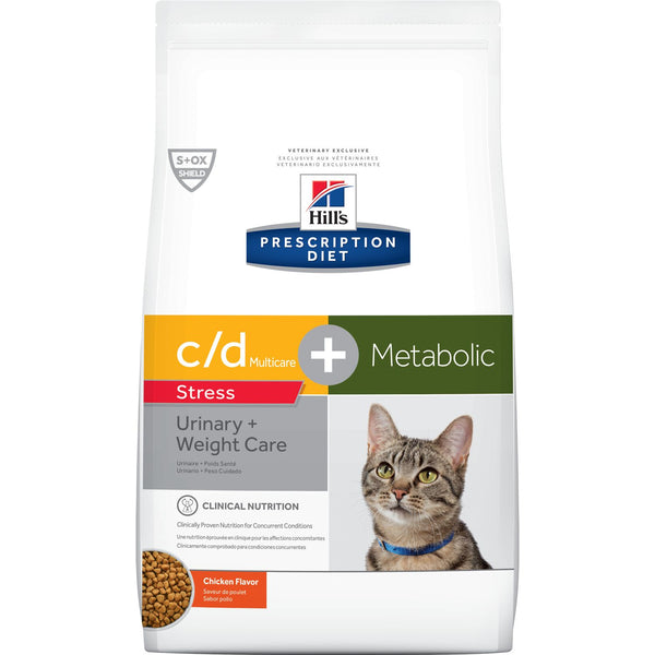 Hill's Prescription Diet C/D Multicare Stress + Metabolic Feline 2.88KG