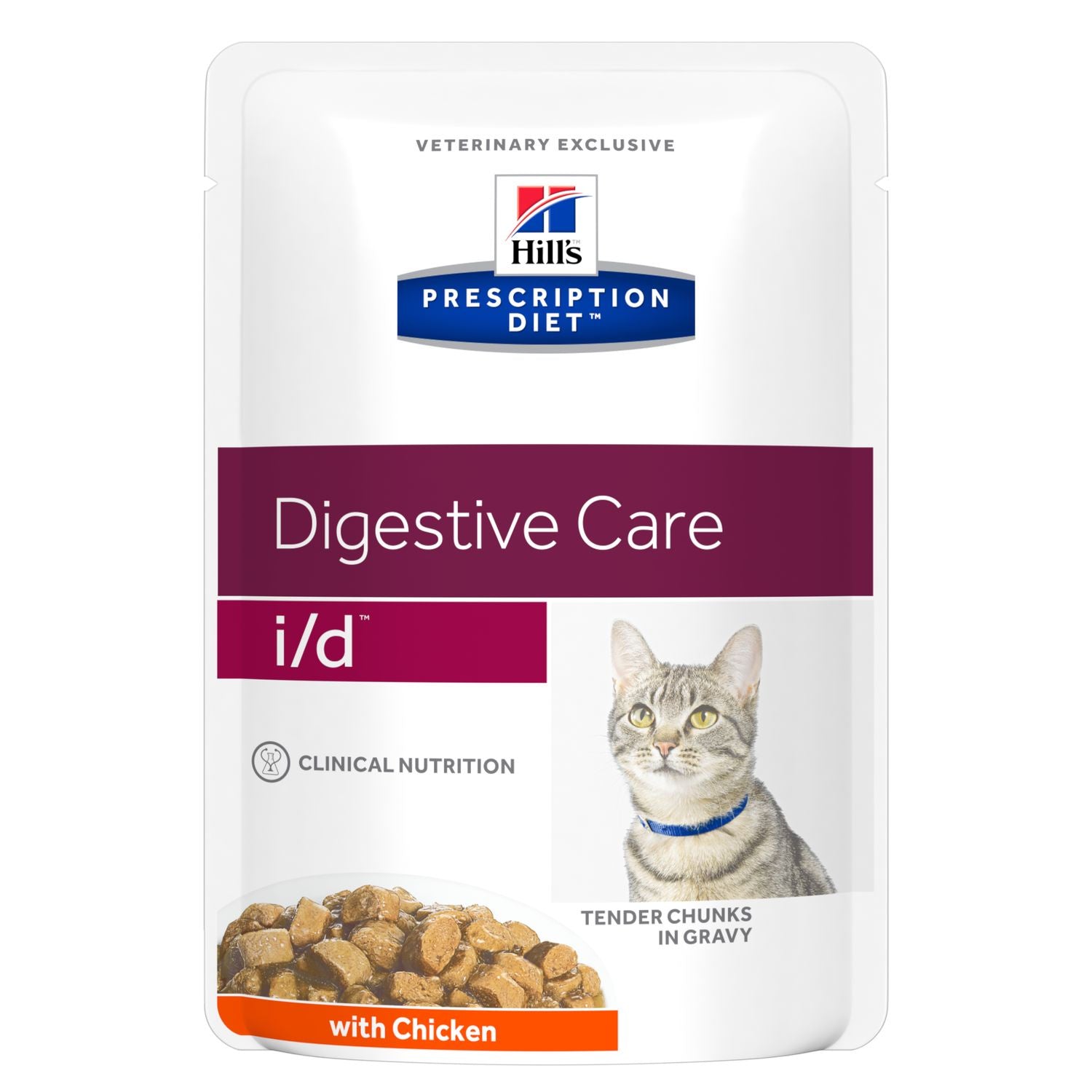 Hill's Prescription Diet I/D Chicken Feline Pouch 85G x 12