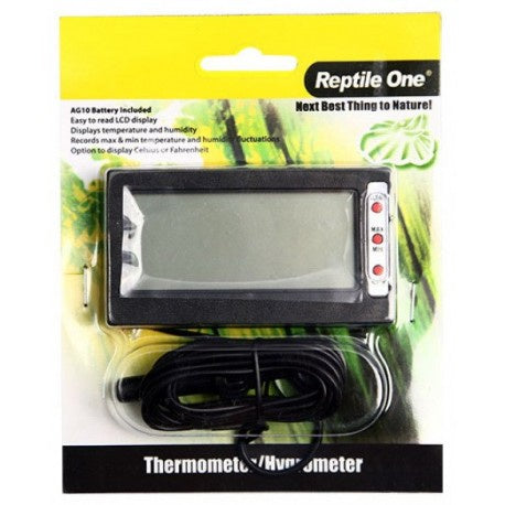 Reptile One External Thermometer/Hygrometer with Probe