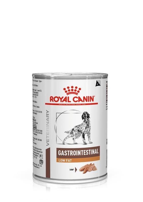 Royal Canin Veterinary Diet Gastrointestinal Low Fat Canine Can 410G x 12