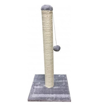 Pet One Cat Post & Ball Dark Grey